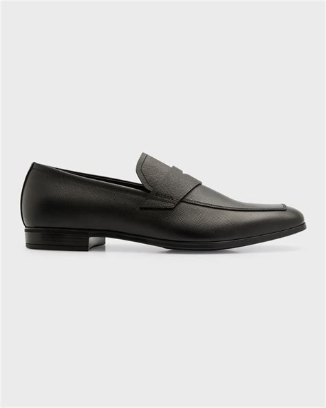 prada brique saffiano leather|prada saffiano leather penny loafer.